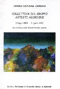 CIRCOLO CULTURALE, Collettiva del gruppo artisti agordini