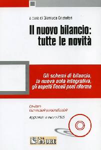CRISTOFORI GIANLUCA, Il nuovo bilancio tutte le novit�