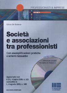 DE STEFANIS CINZIA, Societ� e associazioni tra professionisti