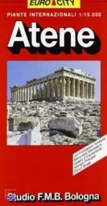 , Atene. Pianta della citt� 1:15.000