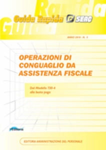 , Operazioni di conguaglio da assistenza fiscale