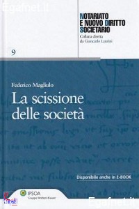 MAGLIULO FEDERICO, La scissione delle societ�