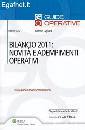 GIGLIOTTI ANTONIO, Bilancio 2011. Novit� e adempimenti normativi