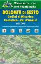 , Carta dei sentieri n�24 Dolomiti di Sesto Auronzo