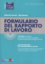BONATI GABRIELE, Formulario del rapporto di lavoro