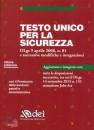 DEI, Testo unico per la sicurezza