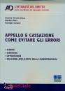 DIANA FALCO CASSANO, Appello e Cassazione: come evitare gli errori