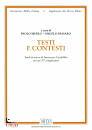 MERLO - PASSARO, Testi e contesti