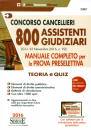 SIMONE, 800 assistenti giudiziari Manuale Teoria e quiz