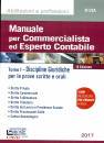 SIMONE, Manuale per Commercialista ed esperto contabile 1�