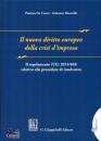immagine di Il nuovo diritto europeo della crisi d
