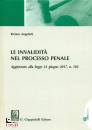 immagine di Le invalidit� nel processo penale