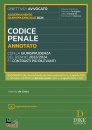 DE GIOIA VALERIO, Codice penale annotato con la giurisprudenza del..