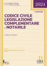 immagine di Codice civile legislazione complementare ...